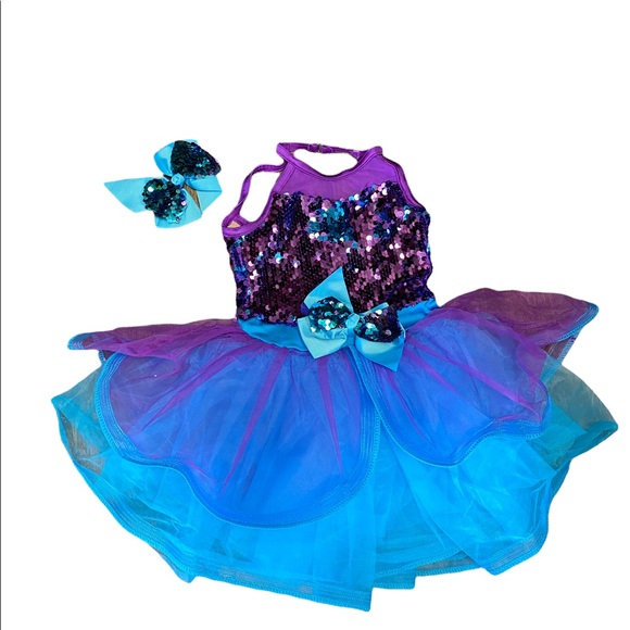 Weissman flip sequin tutu dress costume